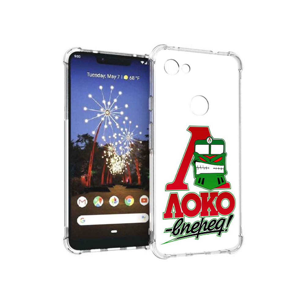 

Чехол MyPads Tocco для Google Pixel 3 XL ФК локо вперед, Прозрачный, Tocco