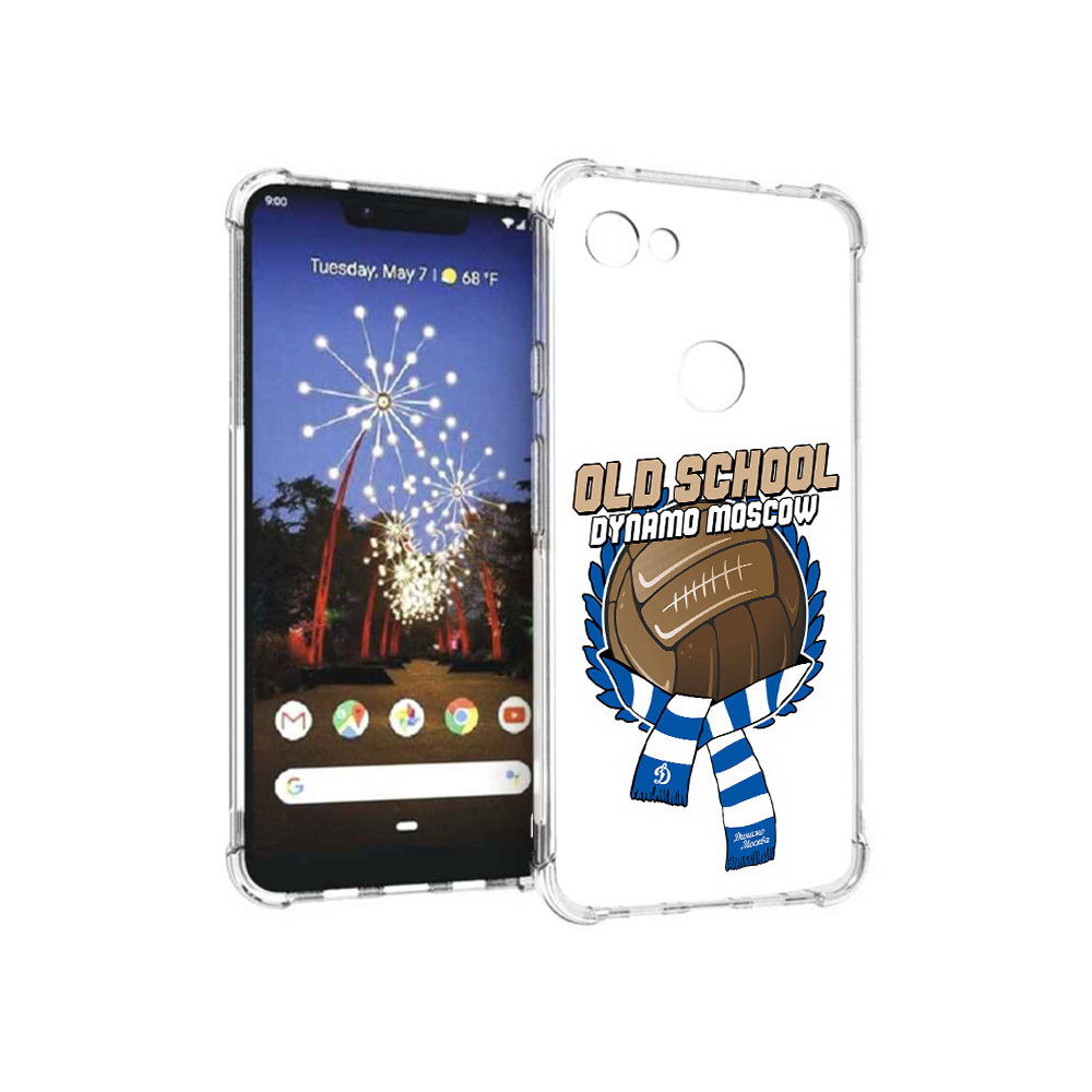 

Чехол MyPads Tocco для Google Pixel 3 XL ФК Динамо олд скул, Прозрачный, Tocco