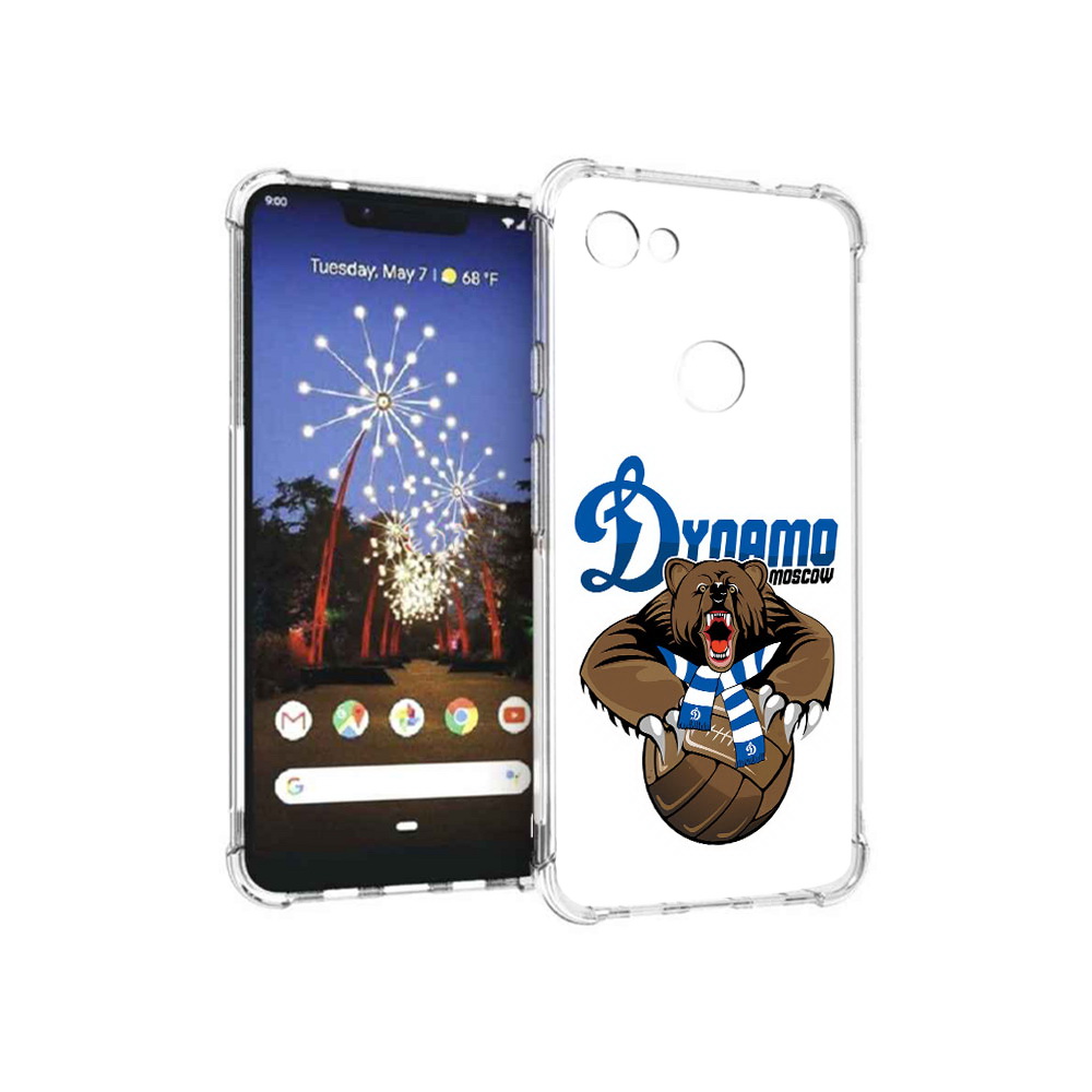 

Чехол MyPads Tocco для Google Pixel 3 XL ФК Динамо медведь, Прозрачный, Tocco