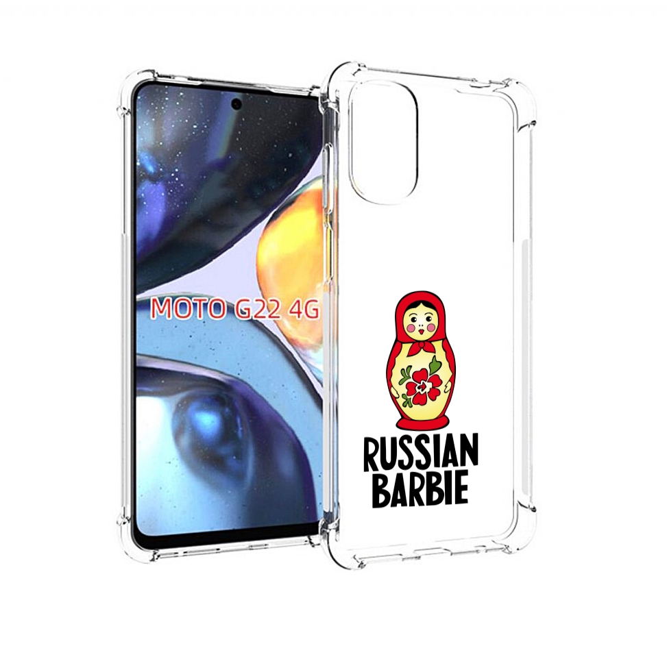 

Чехол MyPads матрешка для Motorola Moto G22 4G, Прозрачный, Tocco