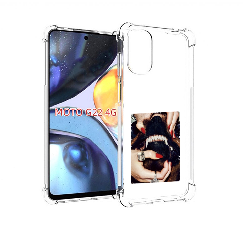 

Чехол MyPads маникюр для Motorola Moto G22 4G, Прозрачный, Tocco