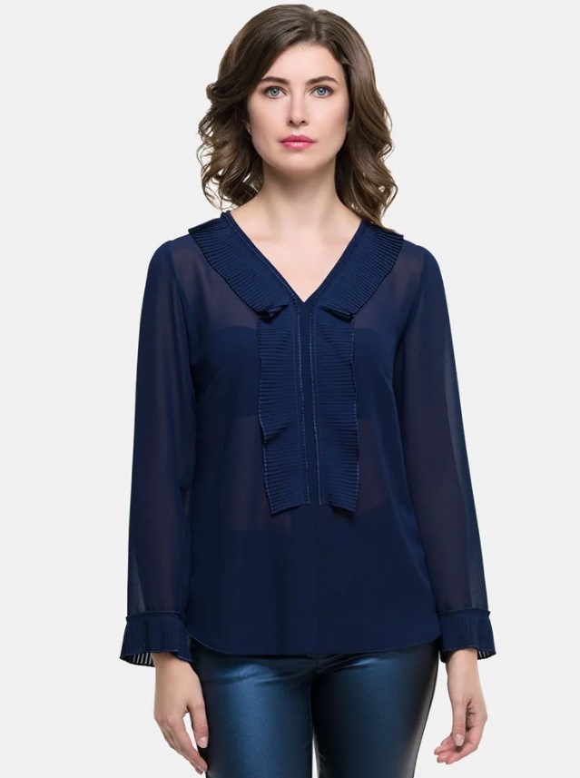 

Блуза женская VERA MONI синяя, 7356