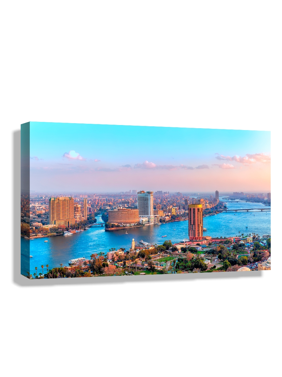 

Картина DRABS 60x40 см на холсте Центр Каира и Нил