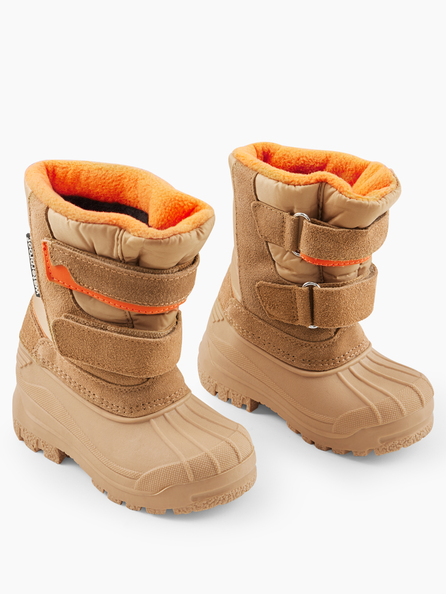 

Сноубутсы детские Happy Baby 86582, коричневый, 25, 86582