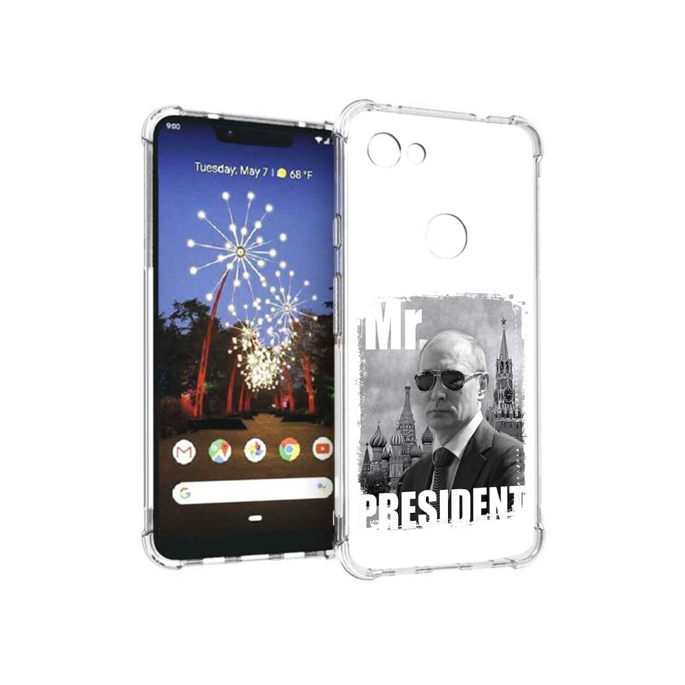 

Чехол MyPads Tocco для Google Pixel 3 XL Путин, Прозрачный, Tocco
