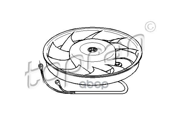 Вентилятор Охлаждения Двигателя Замена Для Hp-103774755 topran арт 103774001 6500₽
