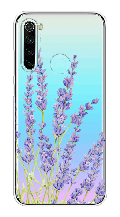

Чехол на Xiaomi Redmi Note 8 "Лавандовые стебли", Фиолетовый;зеленый, 36550-1
