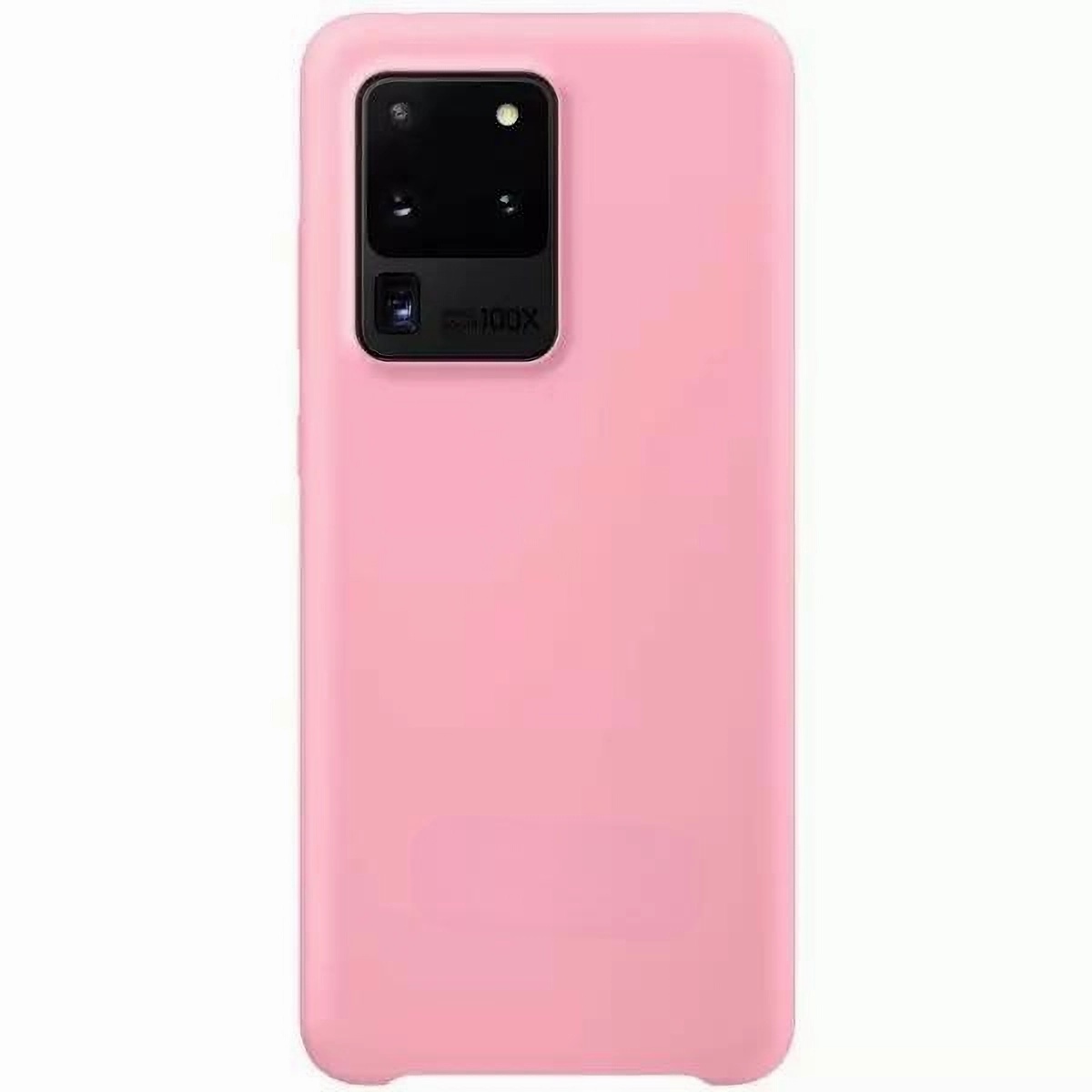 Накладка силикон для Samsung Silicone Cover Galaxy S20 Ultra (S11+) Pink Sand