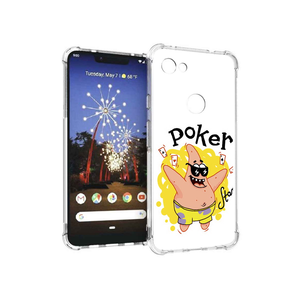 

Чехол MyPads Tocco для Google Pixel 3 XL Патрик, Прозрачный, Tocco