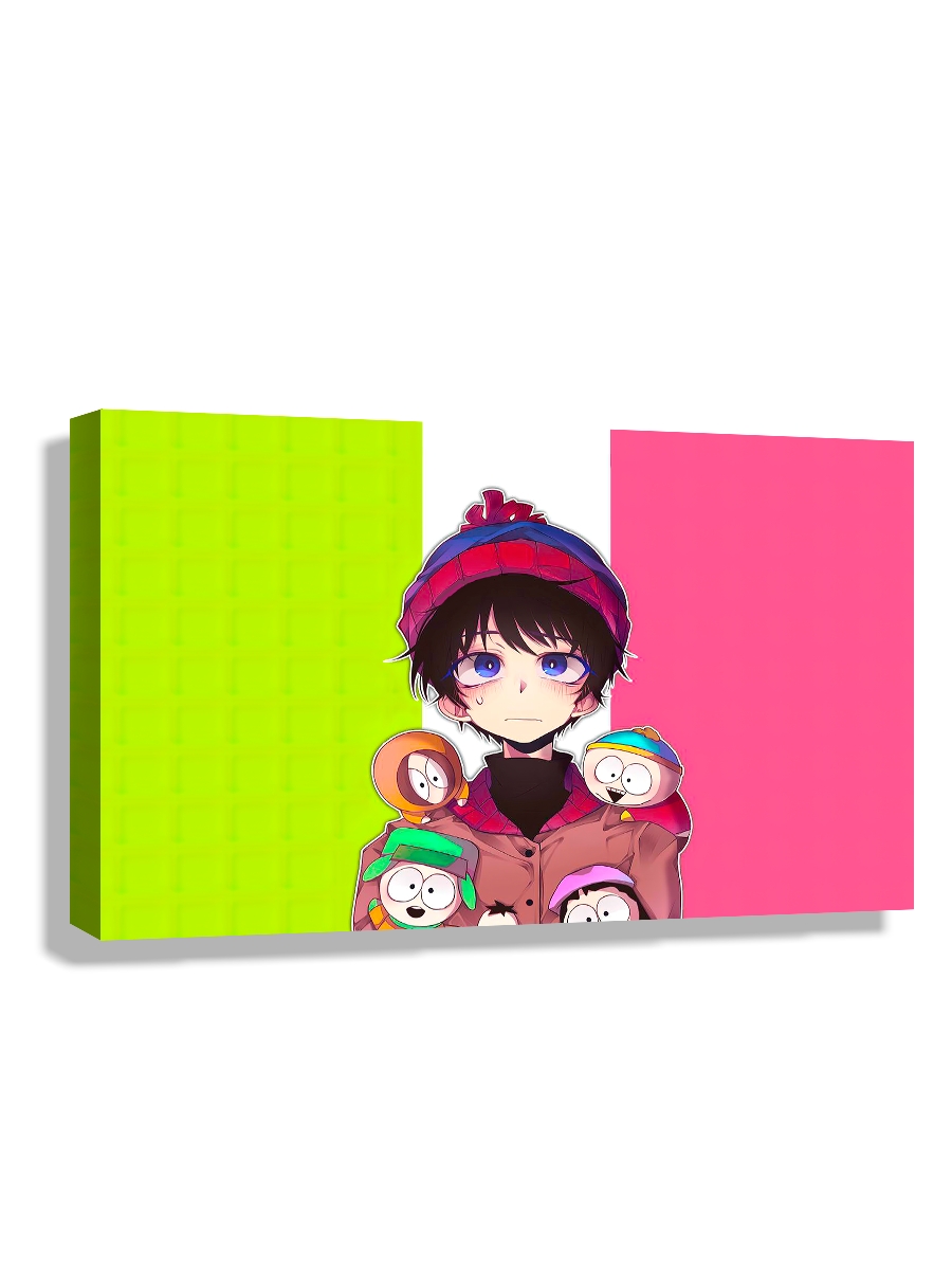 

Картина DRABS 60x40 см на холсте Южный парк в аниме стиле