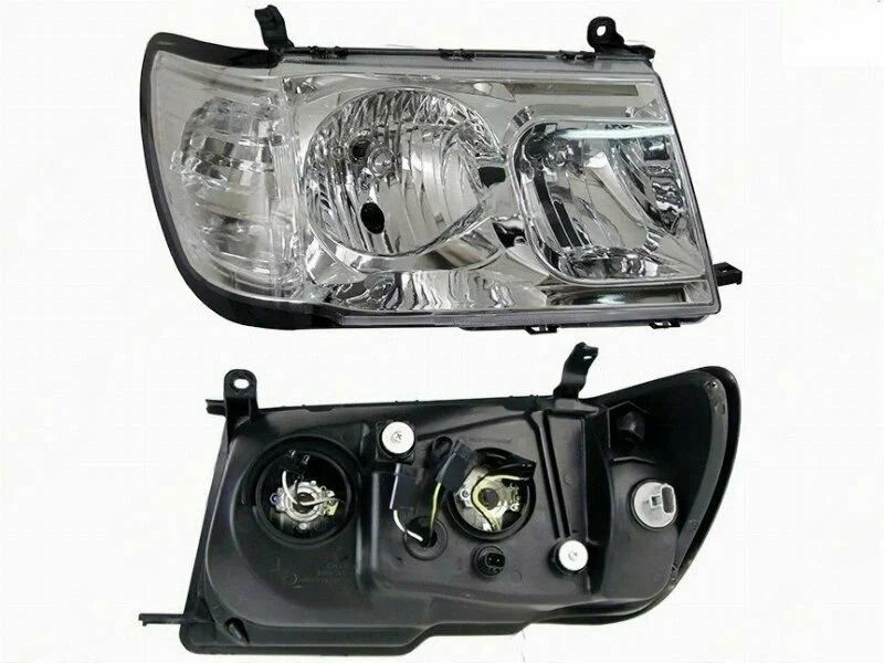 

Sat Фара Toyota Land Cruiser 100 98-05 Lh Цельная Хрусталь, До Рейсталинга (Евросвет)