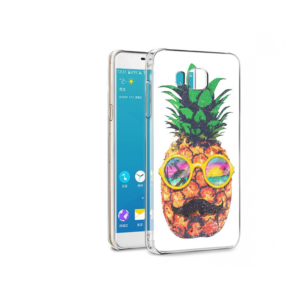 

Чехол MyPads Tocco для Samsung Galaxy C7 прикольный ананас с лицом (PT38867.551.556), Прозрачный, Tocco