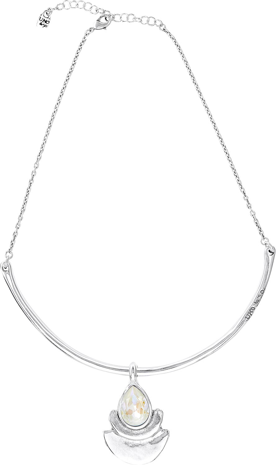 

Колье из металла с swarovski 41-46 см UNOde50 COL1469MTLBLN0U, COL1469MTLBLN0U