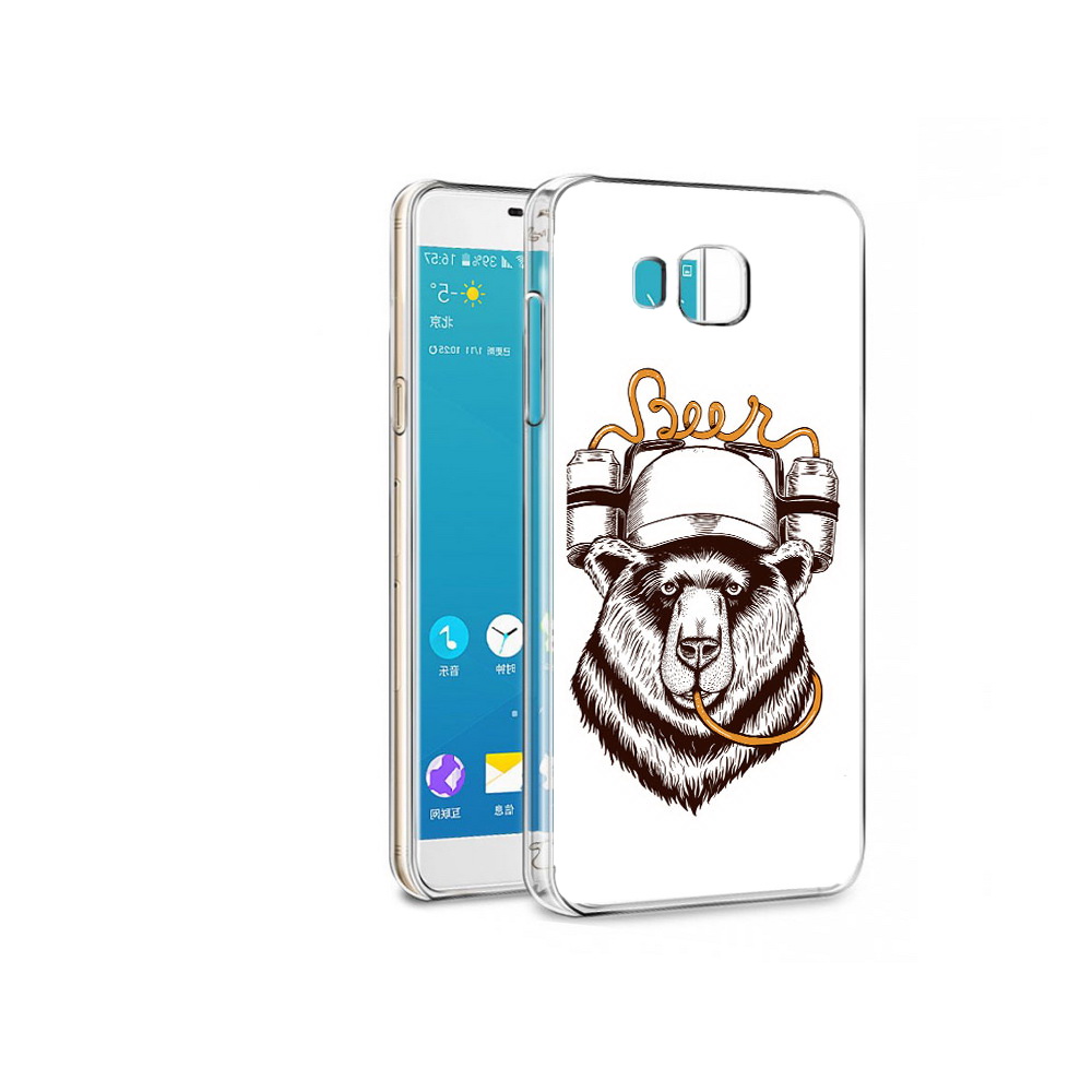 

Чехол MyPads Tocco для Samsung Galaxy C7 пивной медведь (PT38867.551.538), Прозрачный, Tocco