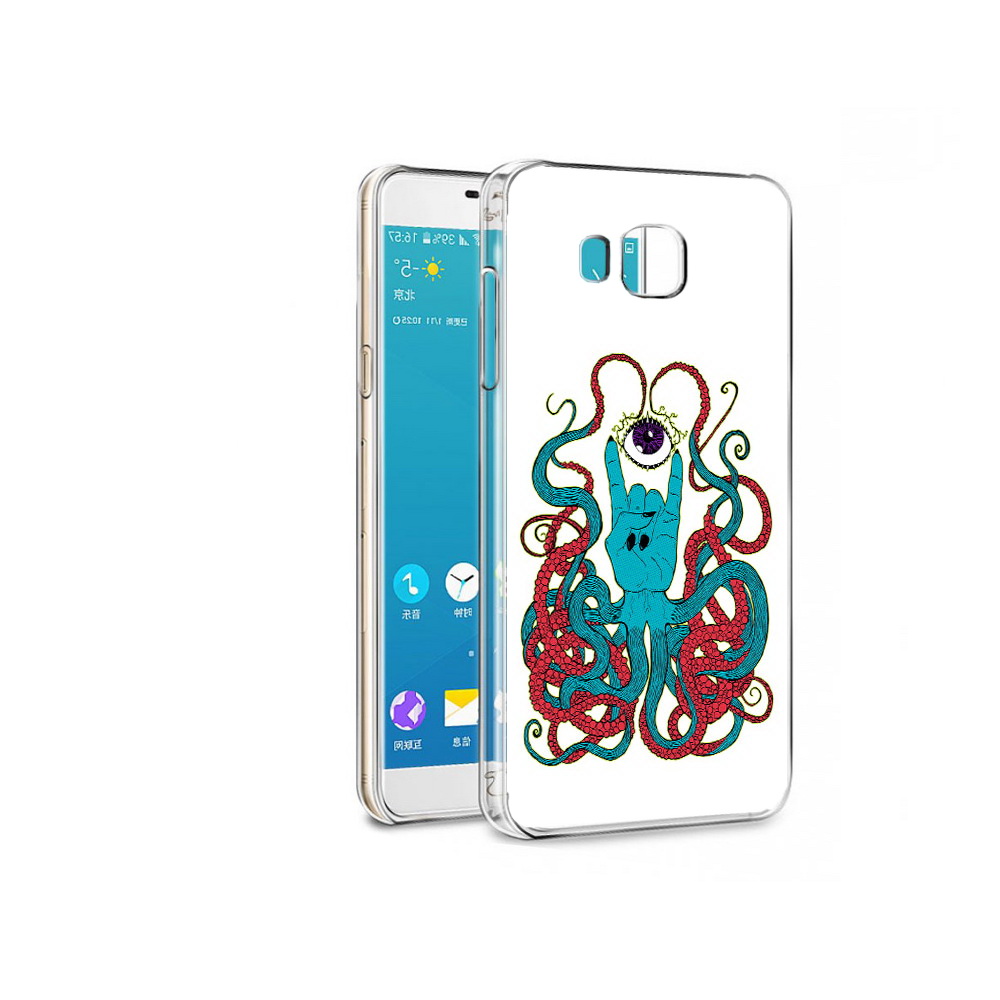 

Чехол MyPads Tocco для Samsung Galaxy C7 осьминог-рука абстракция (PT38867.551.530), Прозрачный, Tocco