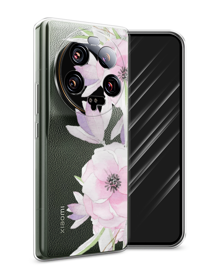 

Чехол Awog на Xiaomi 13 ultra "Нежные анемоны", Розовый;черный;фиолетовый, 318650-8