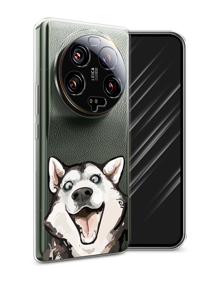 

Чехол Awog на Xiaomi 13 ultra "Радостный хаски", Белый;голубой;черный, 318650-1