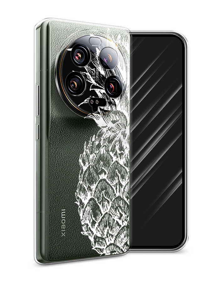 

Чехол Awog на Xiaomi 13 ultra "Ананас графика белая", Белый, 318650-10