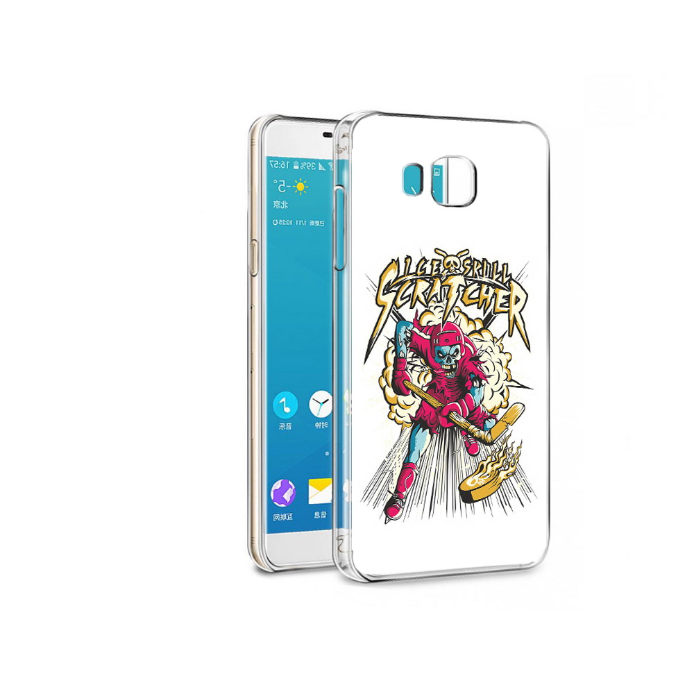 

Чехол MyPads Tocco для Samsung Galaxy C7 нарисованный скелет хоккеист (PT38867.551.514), Прозрачный, Tocco