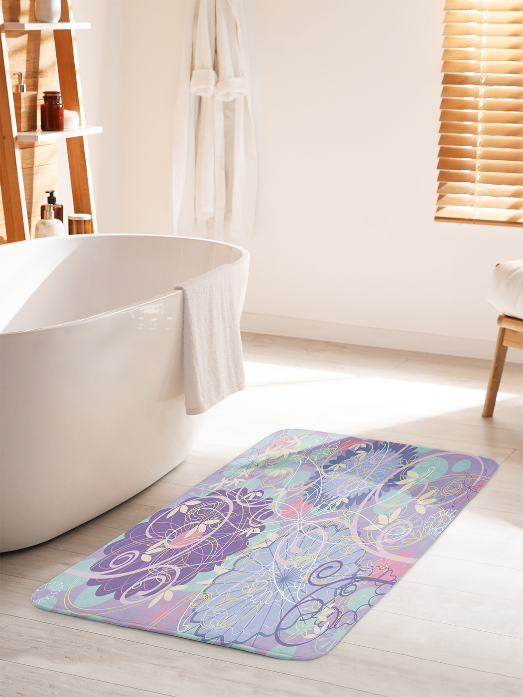 

bath_30900_60x100 Коврик противоскользящий для ванной, сауны, бассейна, 60x100 см.