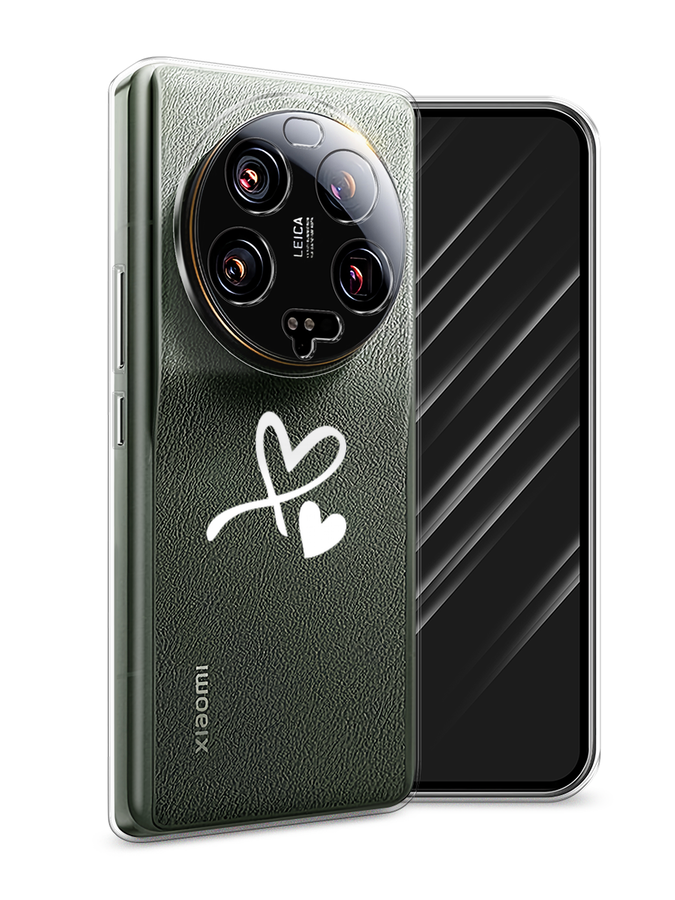 

Чехол Awog на Xiaomi 13 ultra "Сердечко минимализм", Белый, 318650-6