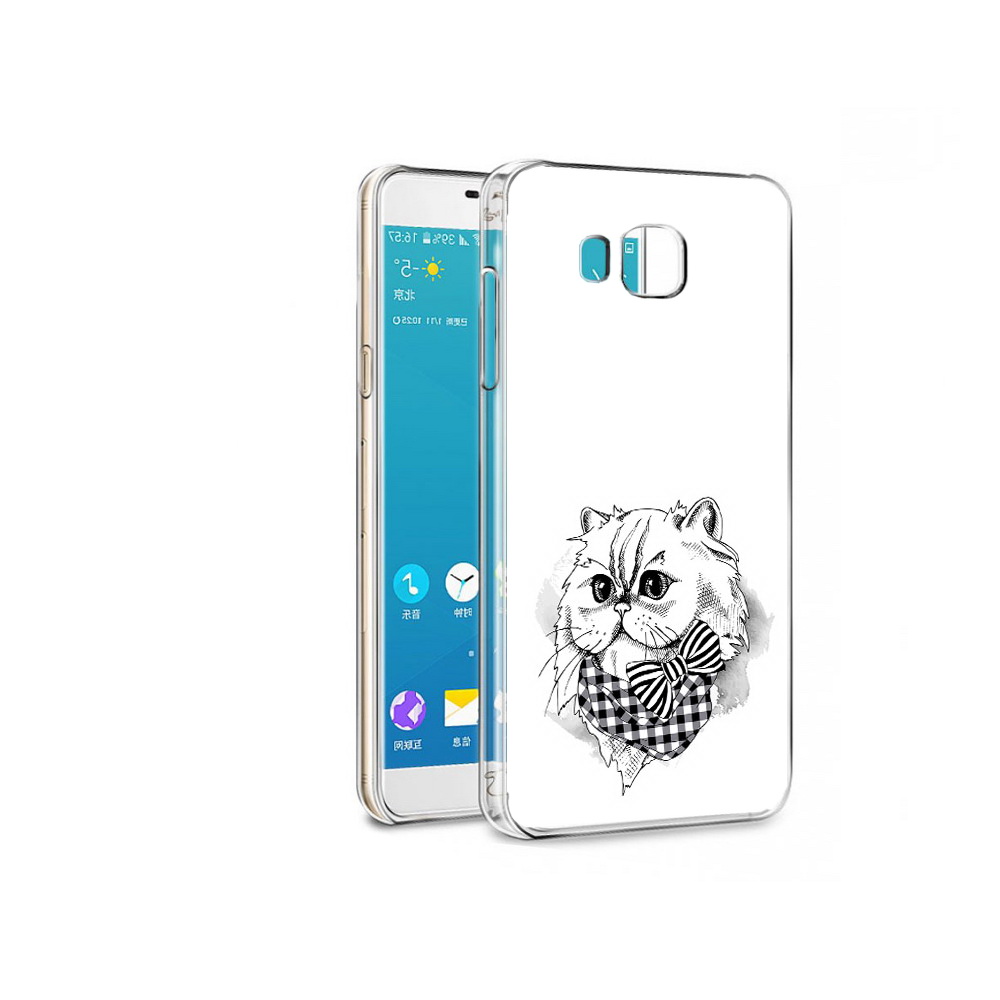 

Чехол MyPads Tocco для Samsung Galaxy C7 нарисованная красивая кошечка (PT38867.551.503), Прозрачный, Tocco