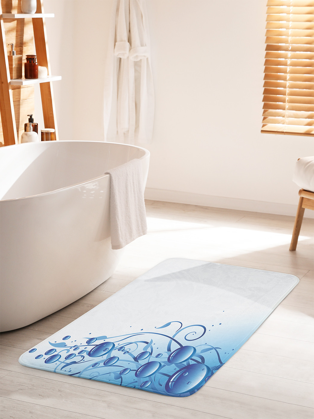 

bath_29146_60x100 Коврик противоскользящий для ванной, сауны, бассейна, 60x100 см.