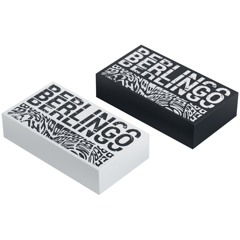 

Ластик Berlingo Monochrome, Черный;белый, 991-971
