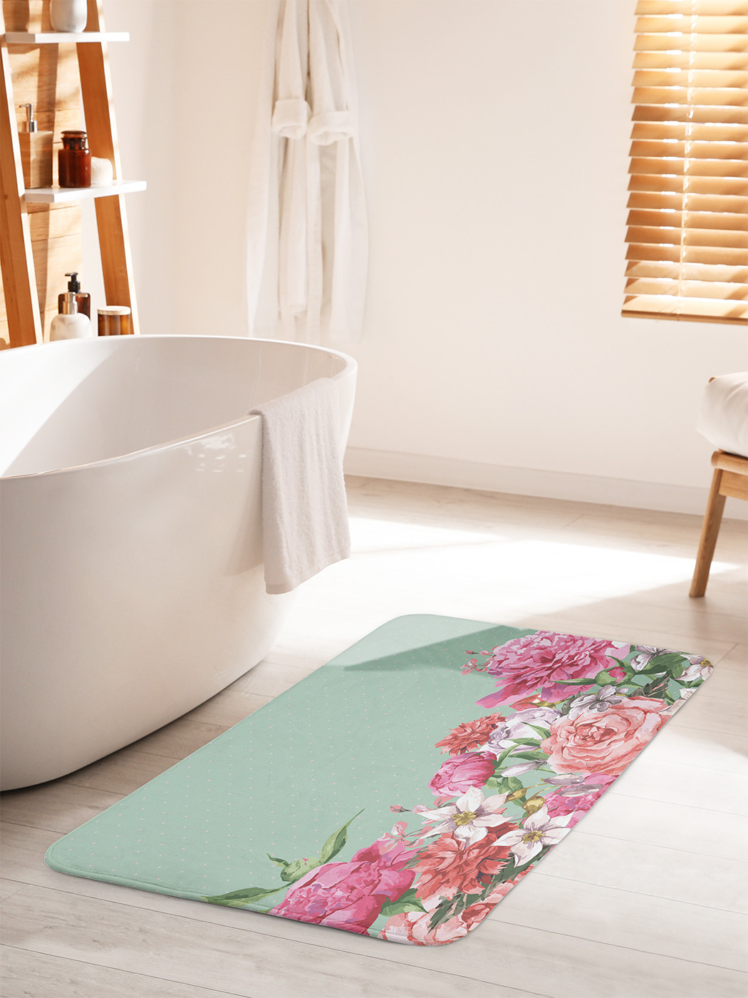 

bath_27547_60x100 Коврик противоскользящий для ванной, сауны, бассейна, 60x100 см.