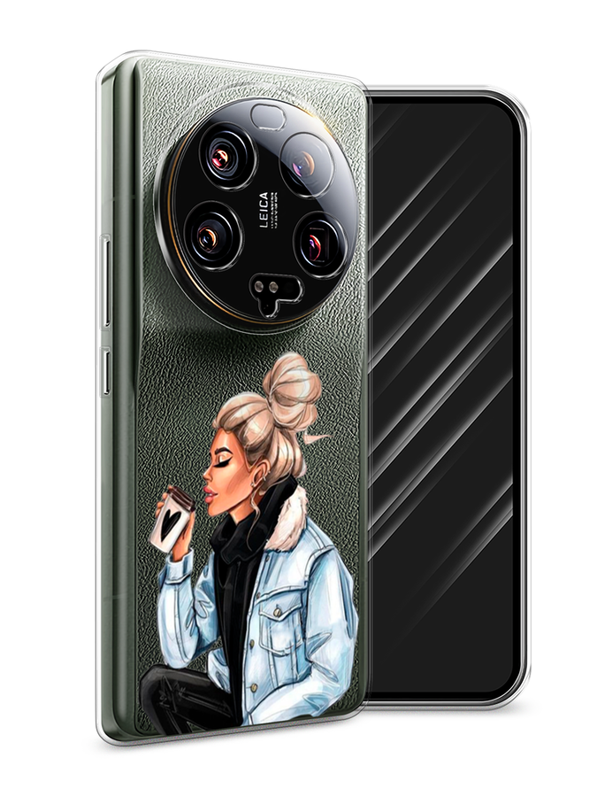 

Чехол Awog на Xiaomi 13 ultra "Cute girl", Бежевый;черный;голубой, 318650-7