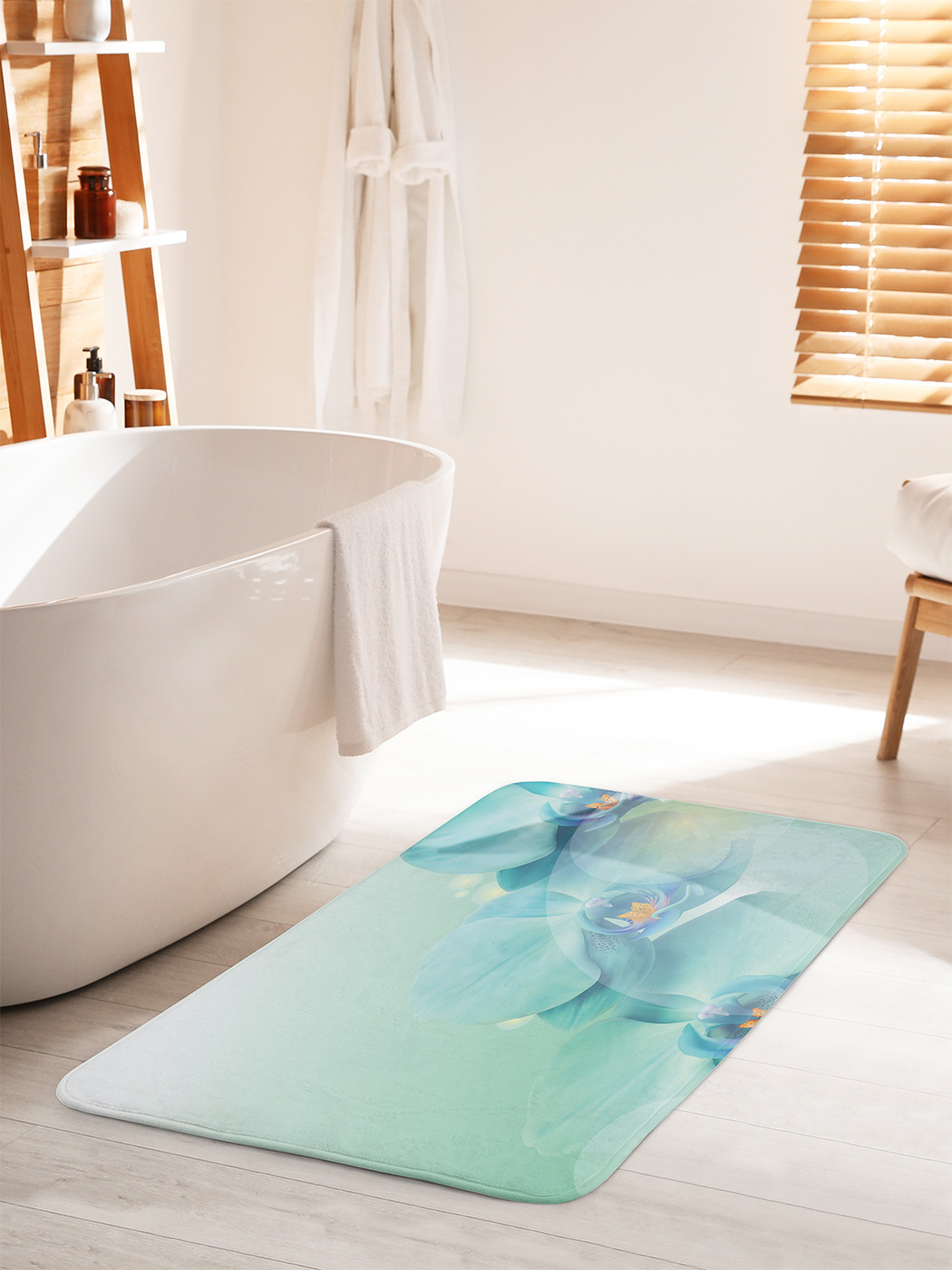 

bath_2657_60x100 Коврик противоскользящий для ванной, сауны, бассейна, 60x100 см.