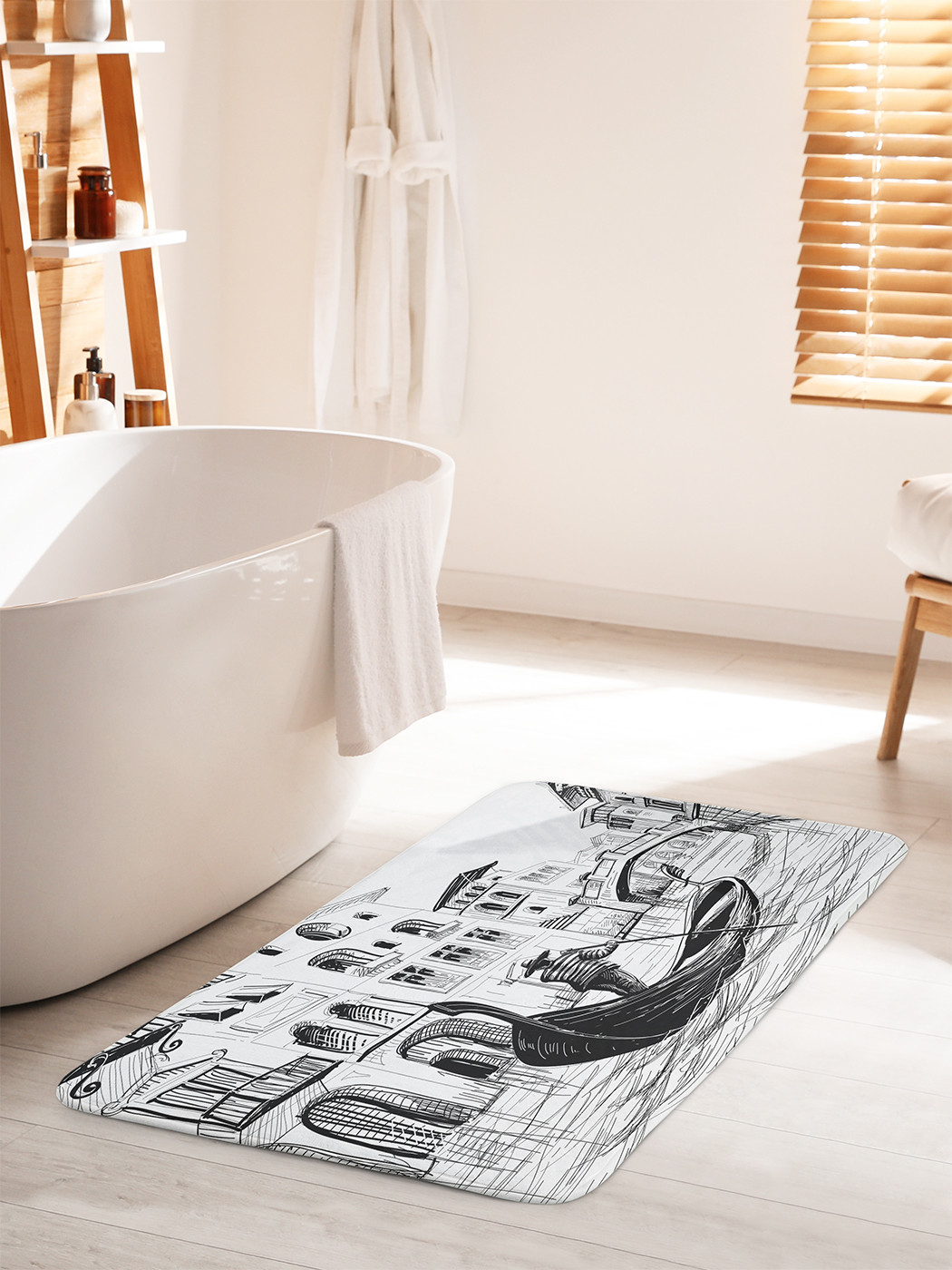 

bath_26211_60x100 Коврик противоскользящий для ванной, сауны, бассейна, 60x100 см.