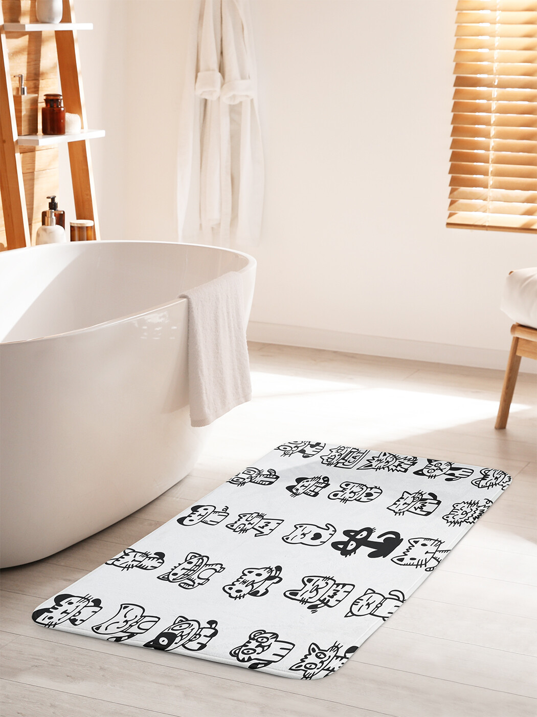 

bath_25248_60x100 Коврик противоскользящий для ванной, сауны, бассейна, 60x100 см.