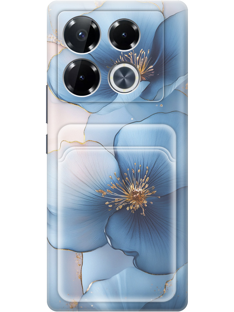 

Силиконовый чехол на Infinix Note 40 Pro/40 Pro 5g/40 Pro+ 5g с принтом 827501, Прозрачный;голубой;синий, 782627024