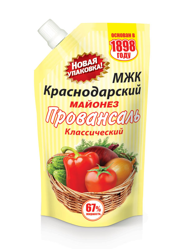 

Майонез МЖК Краснодарский Провансаль 67% 380 г
