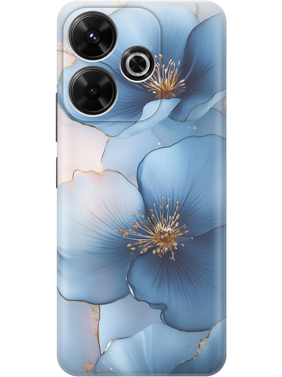 

Силиконовый чехол на Xiaomi Redmi 13/Redmi Note 13R, Poco M6 4g с принтом 827481, Прозрачный;голубой;синий, 783988624