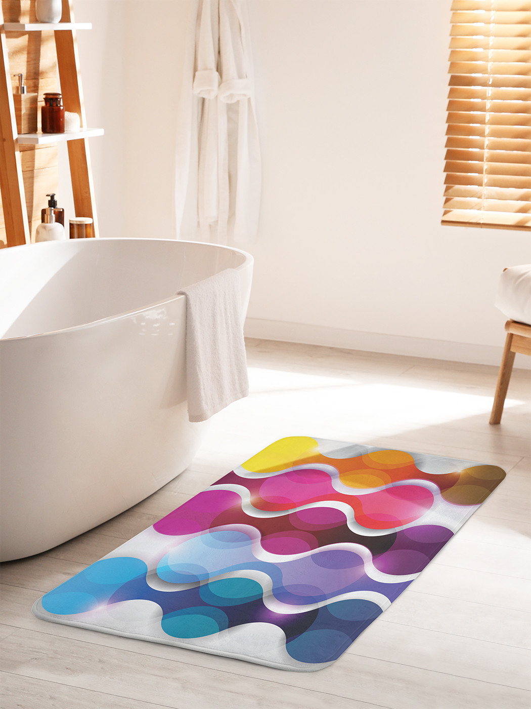 

bath_22246_60x100 Коврик противоскользящий для ванной, сауны, бассейна, 60x100 см.