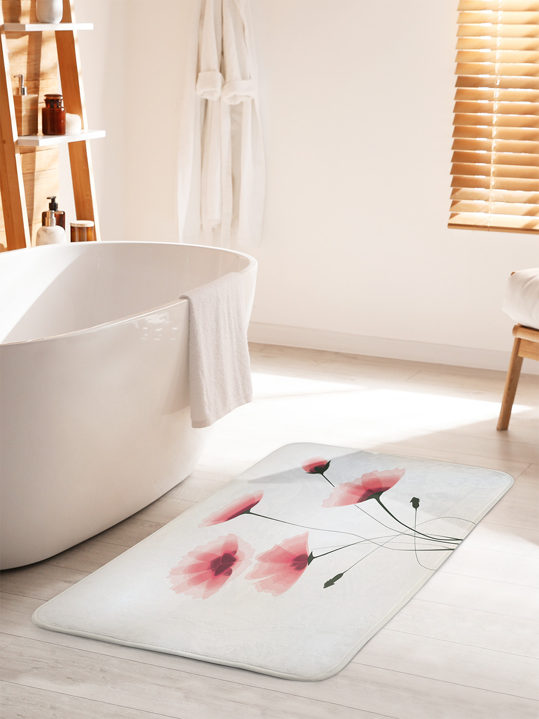 

bath_22227_60x100 Коврик противоскользящий для ванной, сауны, бассейна, 60x100 см.