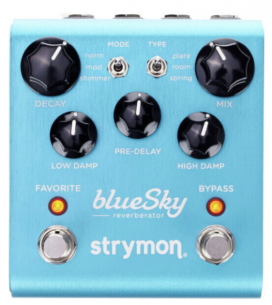 

Педаль эффектов Strymon Blue Sky Reverberator, Blue Sky Reverberator