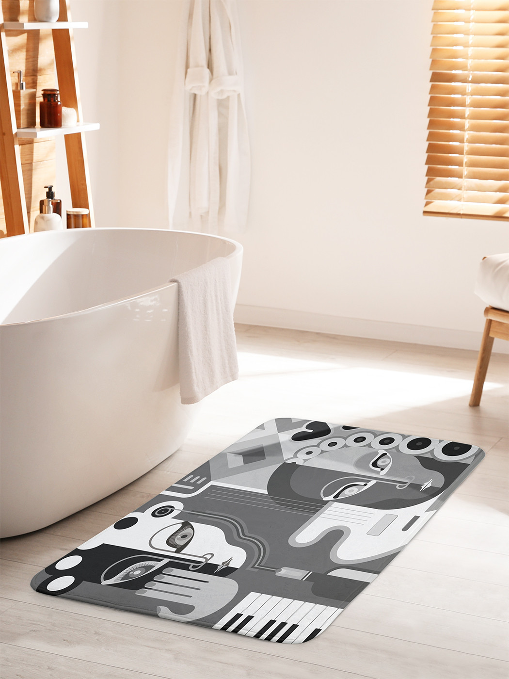 

bath_22205_60x100 Коврик противоскользящий для ванной, сауны, бассейна, 60x100 см.