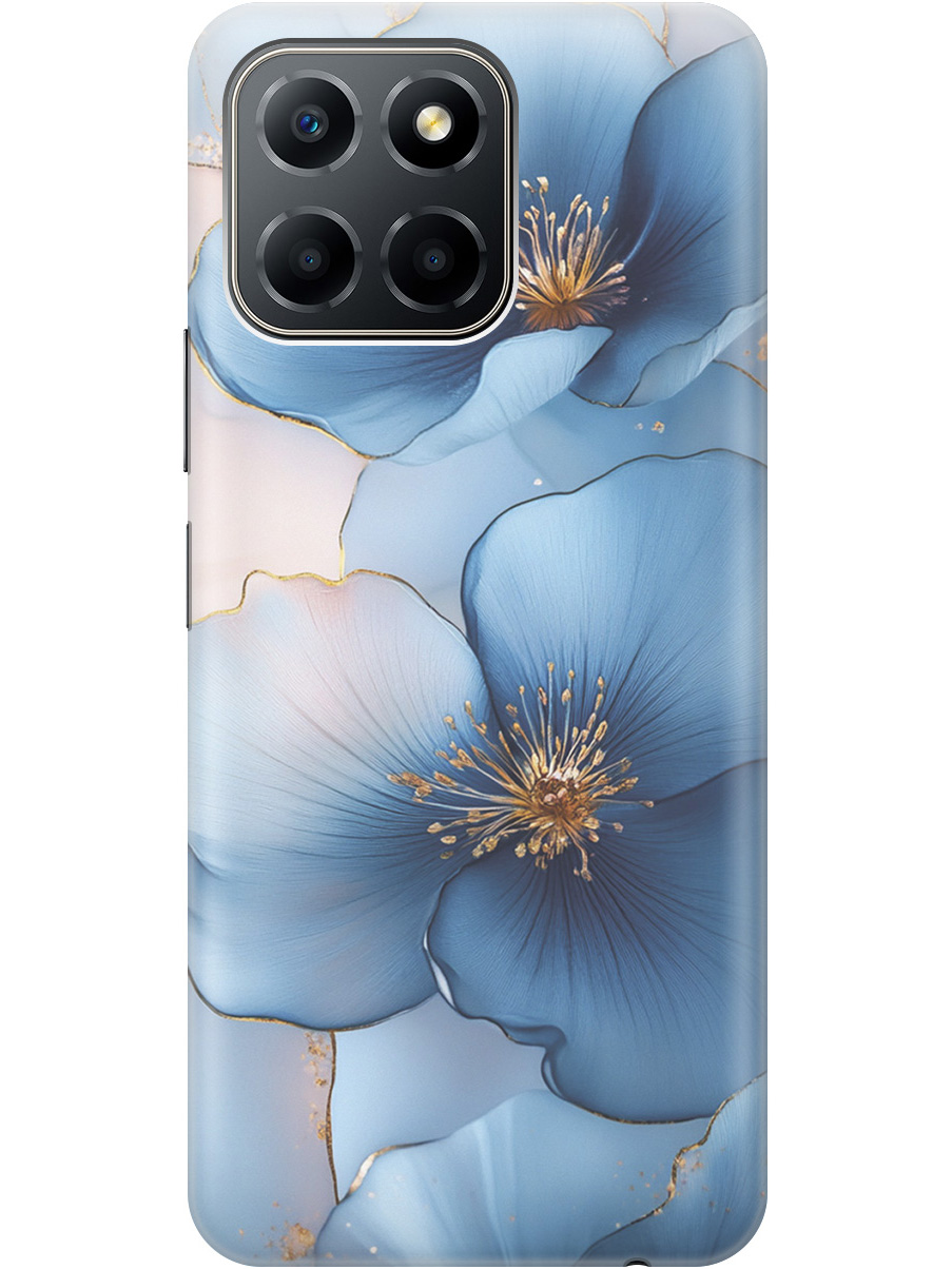 

Силиконовый чехол на Honor X6/X8 5G с принтом "Голубые ирисы", Прозрачный;голубой;синий, 762092224