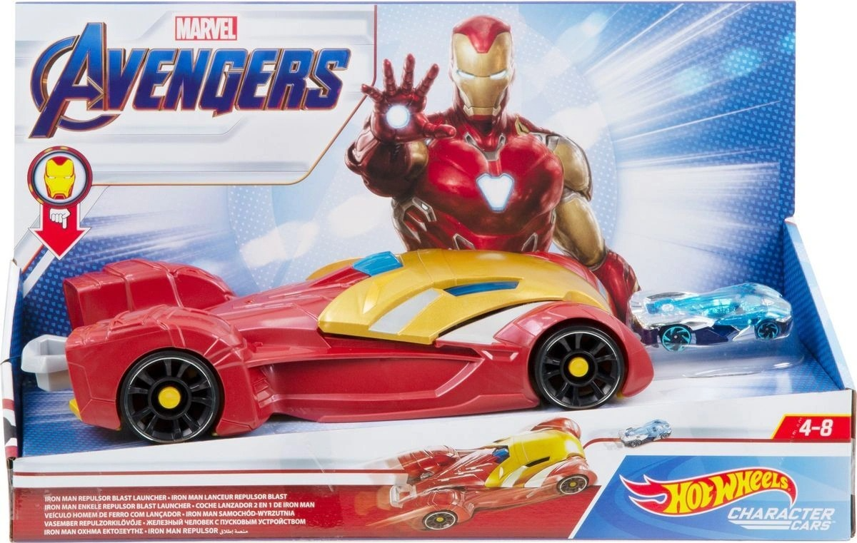

Машинка Hot Wheels Марвел Репульсоры Железного Человека, большая, GFN84_GBW09, GFN84_GBW09