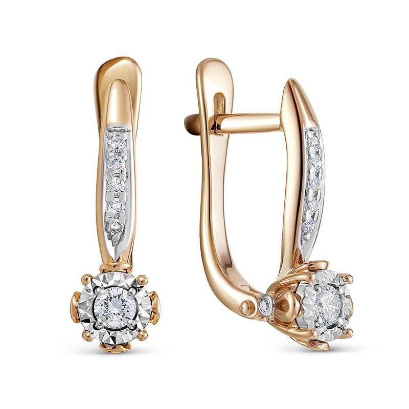 

Серьги из золота Vesna jewelry 21493-159-46-00, бриллиант, 21493-159-46-00