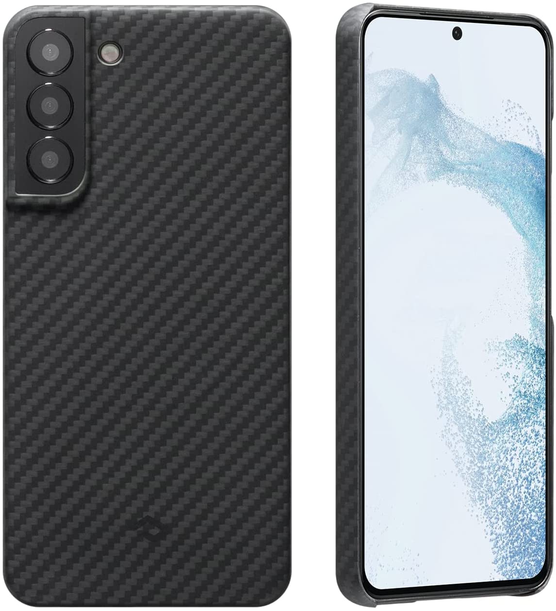 фото Чехол pitaka magez 2 (ks2201s) для samsung galaxy s22+ (black/grey)