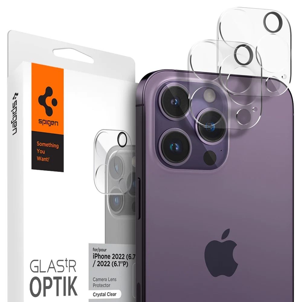 

Защитное стекло для камеры Spigen для iPhone 14 Pro / 14 Pro Max - Optik Lens Protector -