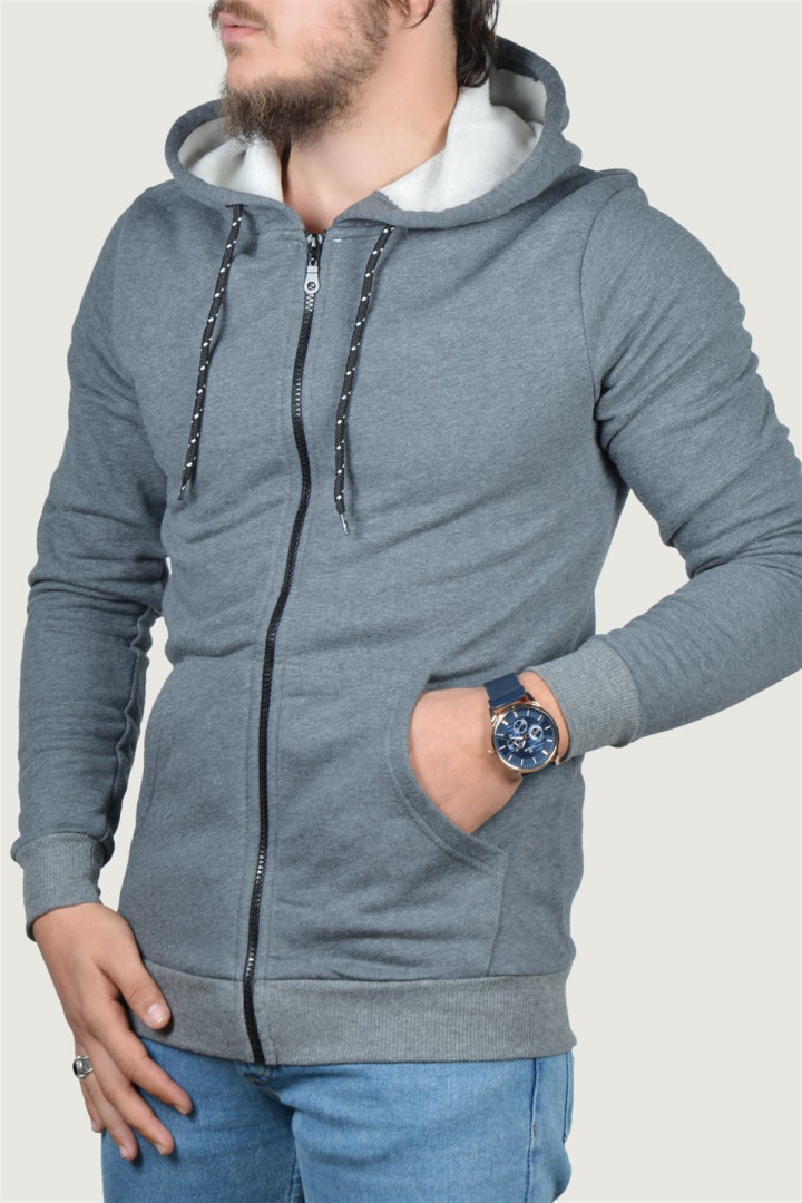 

Толстовка мужская Terapi Men 21302 серая XS (доставка из-за рубежа), 21302