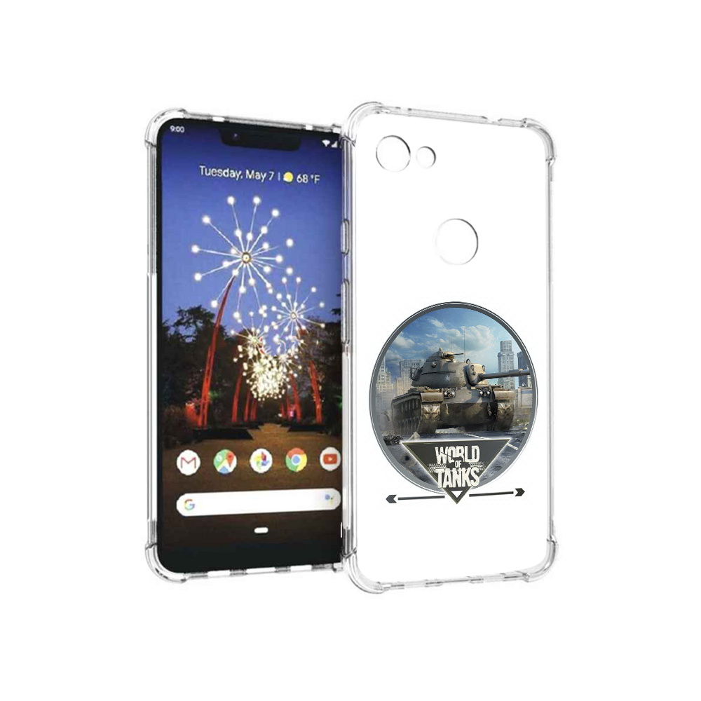 

Чехол MyPads Tocco для Google Pixel 3 XL Мир танков, Прозрачный, Tocco