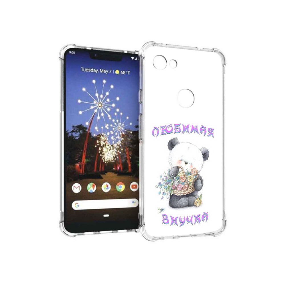 

Чехол MyPads Tocco для Google Pixel 3 XL Любимая внучка, Прозрачный, Tocco