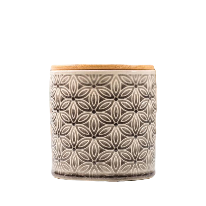 

Банка для сыпучих продуктов «Кружева.Цветок» 450 мл, 1010,5 см, цвет серый, Банка для сыпучих продуктов "Пастель"