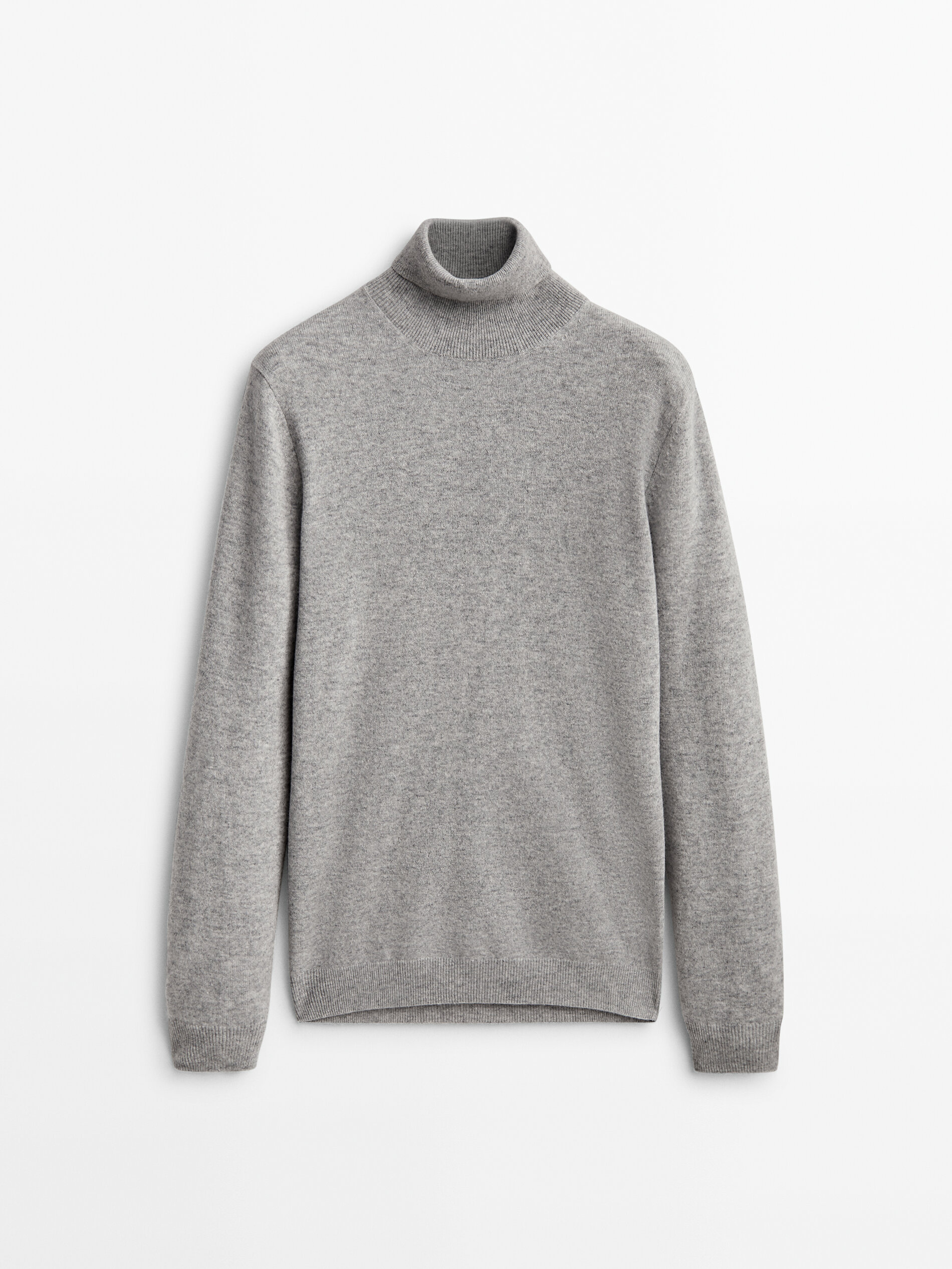 

Водолазка мужская Massimo Dutti 00954415812 серая S, 00954415812